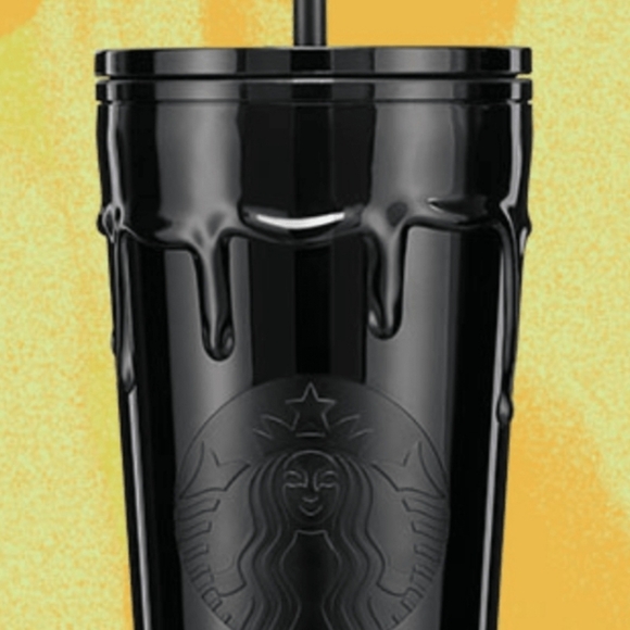 Starbucks coffee cup Halloween drip cup Special Edition Slime Black - Picture 1 of 3